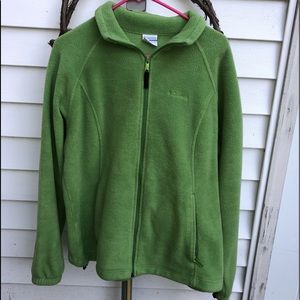 Columbia green Fleece jacket